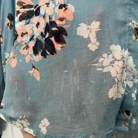 Cloth & Stone V Neck Hidden Button Up Lightweight Long Sleeve Bundle - Sz Small - Picture 15 of 15